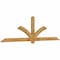 Ekena Millwork Redmond Rough Sawn Timber Gable Bracket, Western Red Cedar, 96"W x 28"H x 2"D x 4"F, 7/12 Pitch GBW096X28X0204RED00RWR - alternate 5